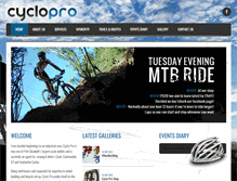 Tablet Screenshot of cyclopro.co.za